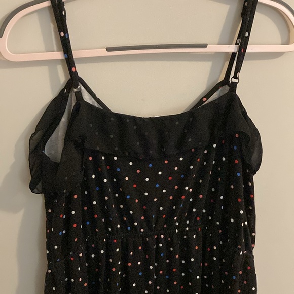 Elle women’s black multicolor polka dot dress - Picture 9 of 12